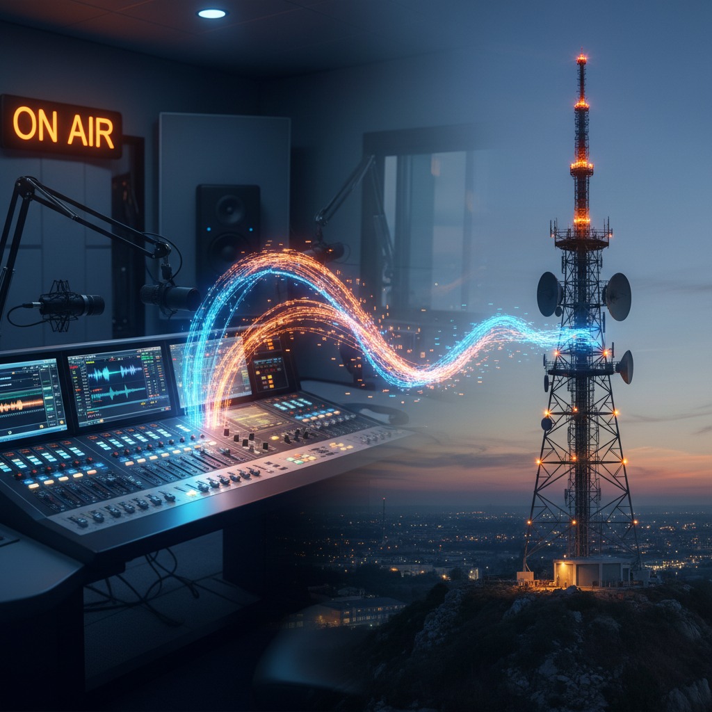 transmissão malborg blog estúdio de rádio para torre